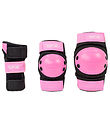 SFR Beskyttelsesst - Youth Ramp Triple Pad Set - Sort/Pink