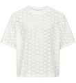 Grunt T-shirt - Elvas - Hvid m. Hulmnster