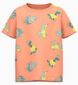 Name It T-Shirt - NmmVarga - Papaya Punch