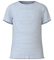 Name It T-Shirt - Rib - NkfVemma - Chambray Blue
