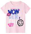 Name It T-shirt - NkfFaxina Happy - Parfait Pink
