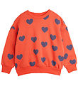 Mini Rodini Sweatshirt - Hearts Aop - Rd