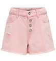 Kids Only Shorts - Denim - KogPetra - Begonia Pink