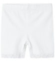 Name It Cykelshorts - NmfVista - Bright White m. Blonder