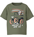 Name It T-shirt - NmmVagno - Oil Green/Everyday Is A Good Day