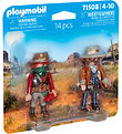 Playmobil Duopack - Bandit And Sheriff - 71508 - 14 Dele