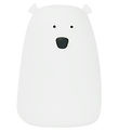 Rabbit & Friends Lampe - Bjørn - 10,7x16 cm - Hvid