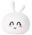Rabbit & Friends Lampe - Kanin - Happy - 11,6x14,1 cm - Hvid