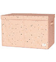 3 Sprouts Opbevaringskasse m. Låg - 63x38x39 cm - Terrazzo/Clay
