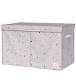 3 Sprouts Opbevaringskasse - 63 x 38 x 39 cm - Terrazzo/Lysegr