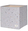 3 Sprouts Opbevaringskasse - 33x33x33 cm - Terrazzo/Lysegrå