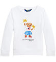 Polo Ralph Lauren Sweatshirt - Hvid m. Bamse