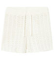 Lil' Atelier Shorts - Strik - NmfJohanna - Coconut Milk m. Hulm