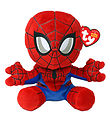 Ty Bamse - Beanie Babies - 20 cm - Marvel Spider-Man