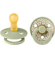 BIBS Colout Sutter - 2-pak - Str. 2 - Rund - Jasmine - Sage Mix