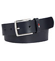 Tommy Hilfiger Bælte - Leather - Space Blue