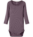 Name It Body l/æ - Noos - Rib - NbfKab - Arctic Dusk/Melange