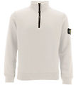 Stone Island Sweatshirt m. Lynlås - Plaster