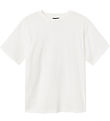 LMDT T-shirt - NlnLiving - White Alyssum/Raven Backprint
