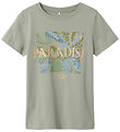 Name It T-shirt - NkfPfarina - Forest Fog m. Print