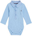 Tommy Hilfiger Polobody l/æ - Rib - Vessel Blue