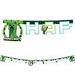 Decorata Party Happy Birthday Banner - Minecraft