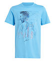 adidas Performance T-shirt - Y Messi G T - Blå