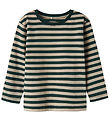 Name It Bluse - Noos - NmmSalmo - Pure Cashmere/Y/D Stripe