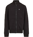 Calvin Klein Cardigan - Monogram Mini Badge - Ck Black