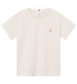 Les Deux T-shirt - Nørregaard - Ivory/Orange