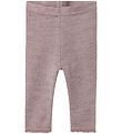 Name It Leggings - Noos - Uld - NbfWang - Purple Dove