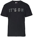 Vero Moda Girl T-shirt - VmStudy - Black/Silver Rhine Stones