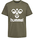 Hummel T-shirt - HmlTres - Dusty Olive