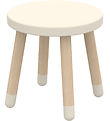 Flexa Taburet - Dots - 30x30 cm - Creme