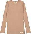 MarMar Bluse - Rib - Plain - Cardamom