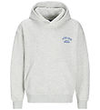 Jack & Jones Hættetrøje - JorBrooklyn - White Melange