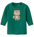 Name It Bluse - NbmVacion - Antique Green/Hero Bear