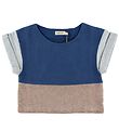 MarMar Crop Top - Tamara - Blå/Grå/Gl. Rosa