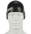 Speedo Badehætte - Junior Plain Moulded Silicone Cap - Sort