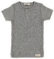 MarMar T-shirt - Rib - Modal - Gråmeleret