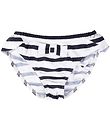 Petit Crabe Bikinitrusser - Zoe - UV50+ - Hvid/Navystribet