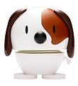 Hoptimist Baby Dog - 7 cm - Hvid/Brun
