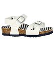 Birkenstock Sandaler - Rio - Nautical Stripes White