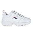 Fila Sko - Strada Low Kids - White