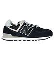 New Balance Sko - 574 - Sort/Hvid