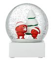 Hoptimist Snekugle - Santa - :10 cm - Rd