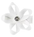 Little Wonders Hårblomst - Ingrid - 4 cm - Grosgrain - Hvid