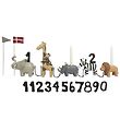 Kids by Friis Fødselsdagstog - 45 cm - Safaridyr