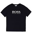 BOSS T-shirt - Navy m. Logo