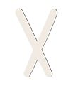 Sebra Trbogstaver - X - Birchbark Beige